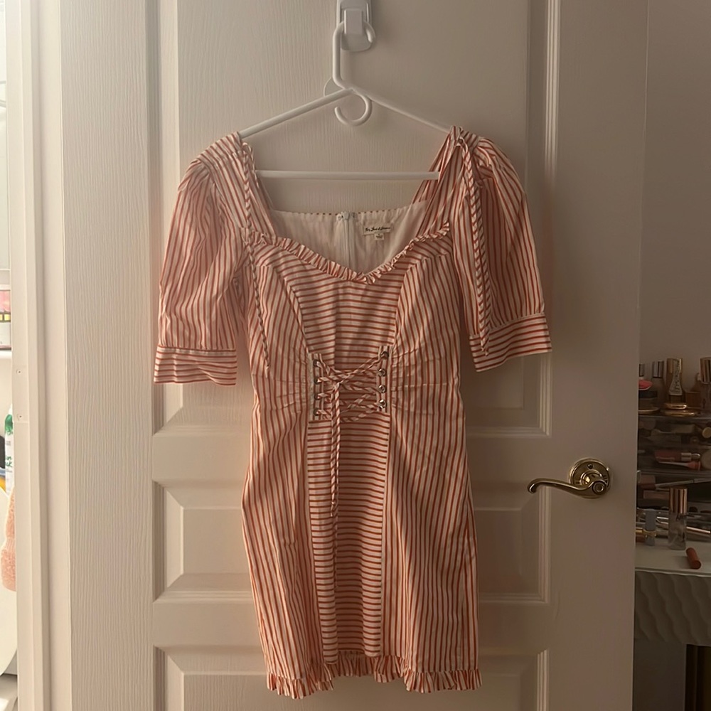 For love and lemons striped mini dress
